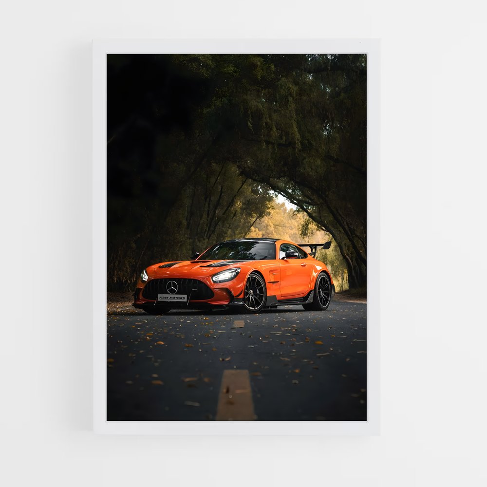 Poster GT AMG raffiné – affiche Mercedes (vue 3)
